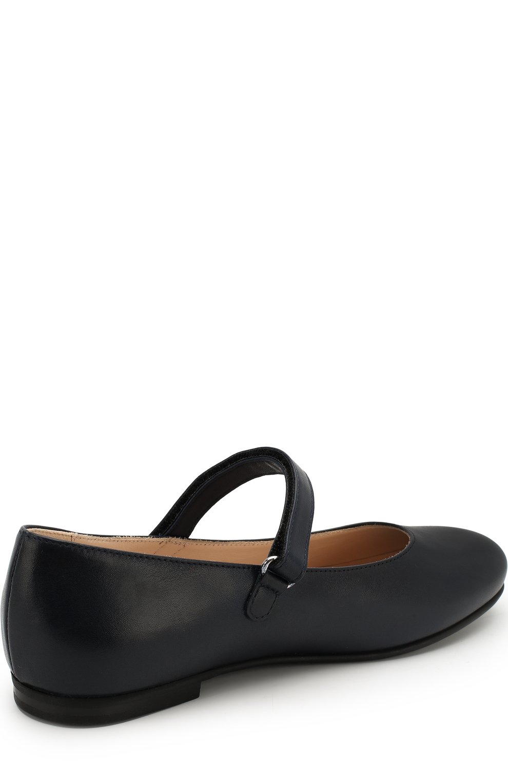 Кожаные туфли с застежками велькро IL GUFO синего цвета по цене 21650 руб., арт. G289/VITELL0 NAPPAC0/35-40, фото 3 Кожаные туфли с застежками велькро IL GUFO, арт. G289/VITELL0 NAPPAC0/35-40, фото 3