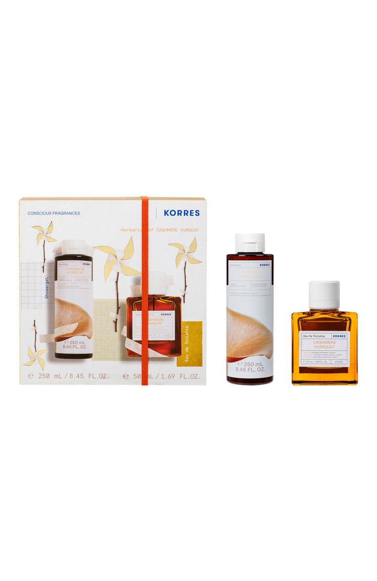 Подарочный набор cashmere kumquat (50+250ml) KORRES бесцветного цвета, арт. 5203069127731 | Фото 1 (Региональные ограничения белый список (Axapta Mercury): Не проставлено; Нос: Не проставлено; Косметика кросс-кт: Парфюмерия У, Уход У; Обьем косметики: 50+250ml; Ограничения доставки: flammable)