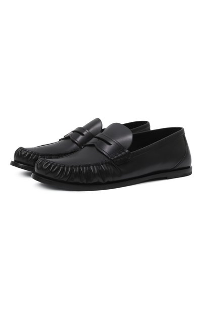 Мужские кожаные пенни-лоферы laurent SAINT LAURENT, арт. 820618/AAELH