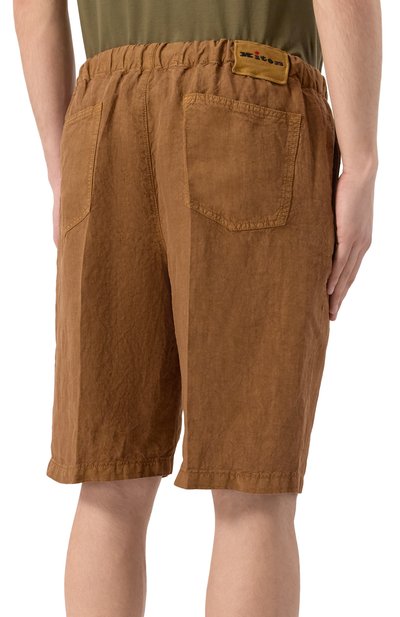 Льняные шорты KITON, арт. UPR004LK0604F07, фото 4