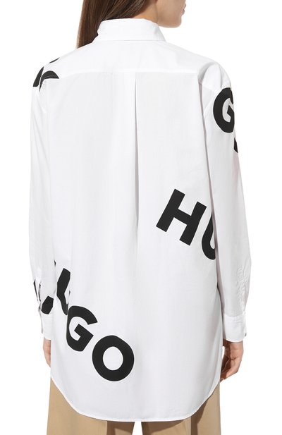 Хлопковая рубашка HUGO, арт. 50496410, фото 4