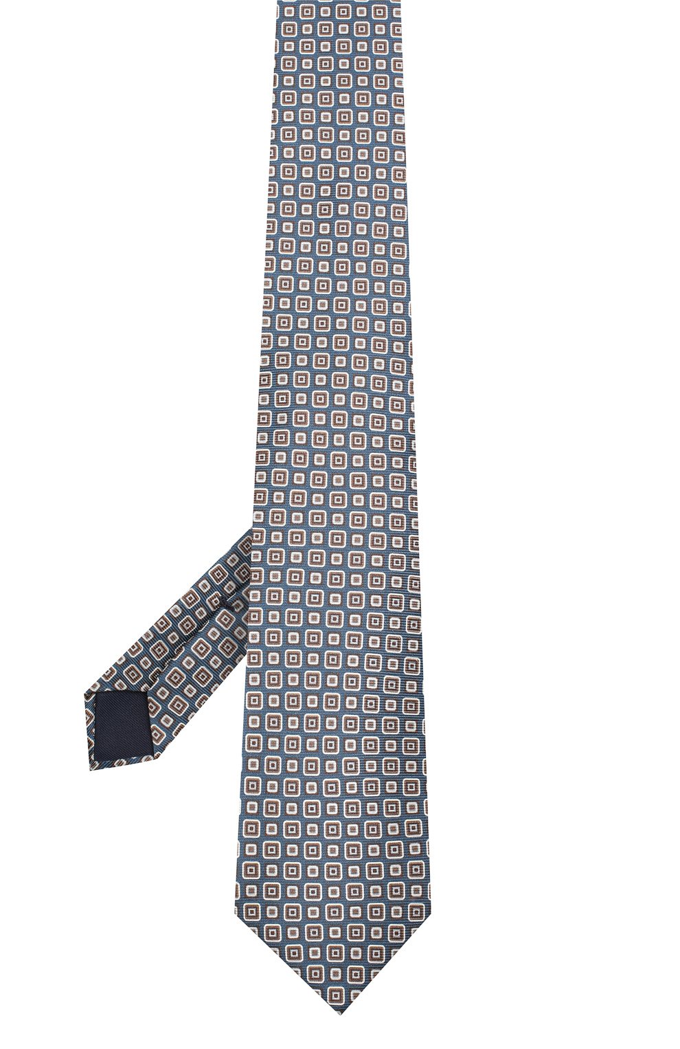 Шелковый галстук CORNELIANI синего цвета по цене 14550 руб., арт. 85U302-0120347/00, фото 2 Шелковый галстук CORNELIANI, арт. 85U302-0120347/00, фото 2