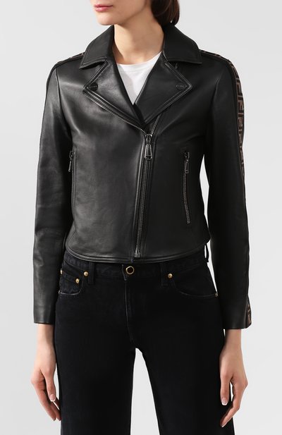 Кожаная куртка FENDI, арт. FPJ706 NBA, фото 3