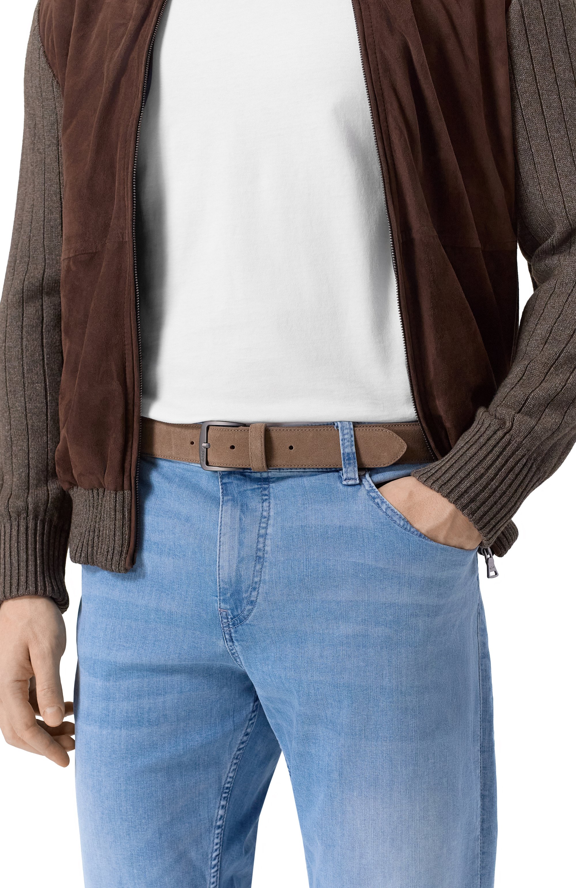 Замшевый ремень BOSS, арт. 50558716, фото 2