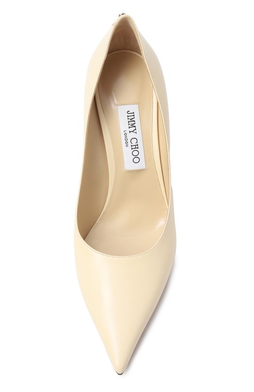 Кожаные туфли Love 85 Jimmy Choo L0VE 85/ZNU Кремовый  L0VE 85/ZNU Фото 6
