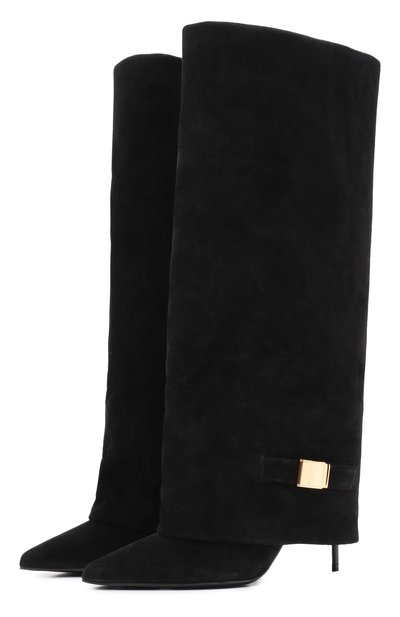 Женские замшевые сапоги uma 75 BALMAIN, арт. FN0TA037/LCTA