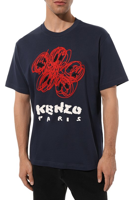 фото Хлопковая футболка kenzo