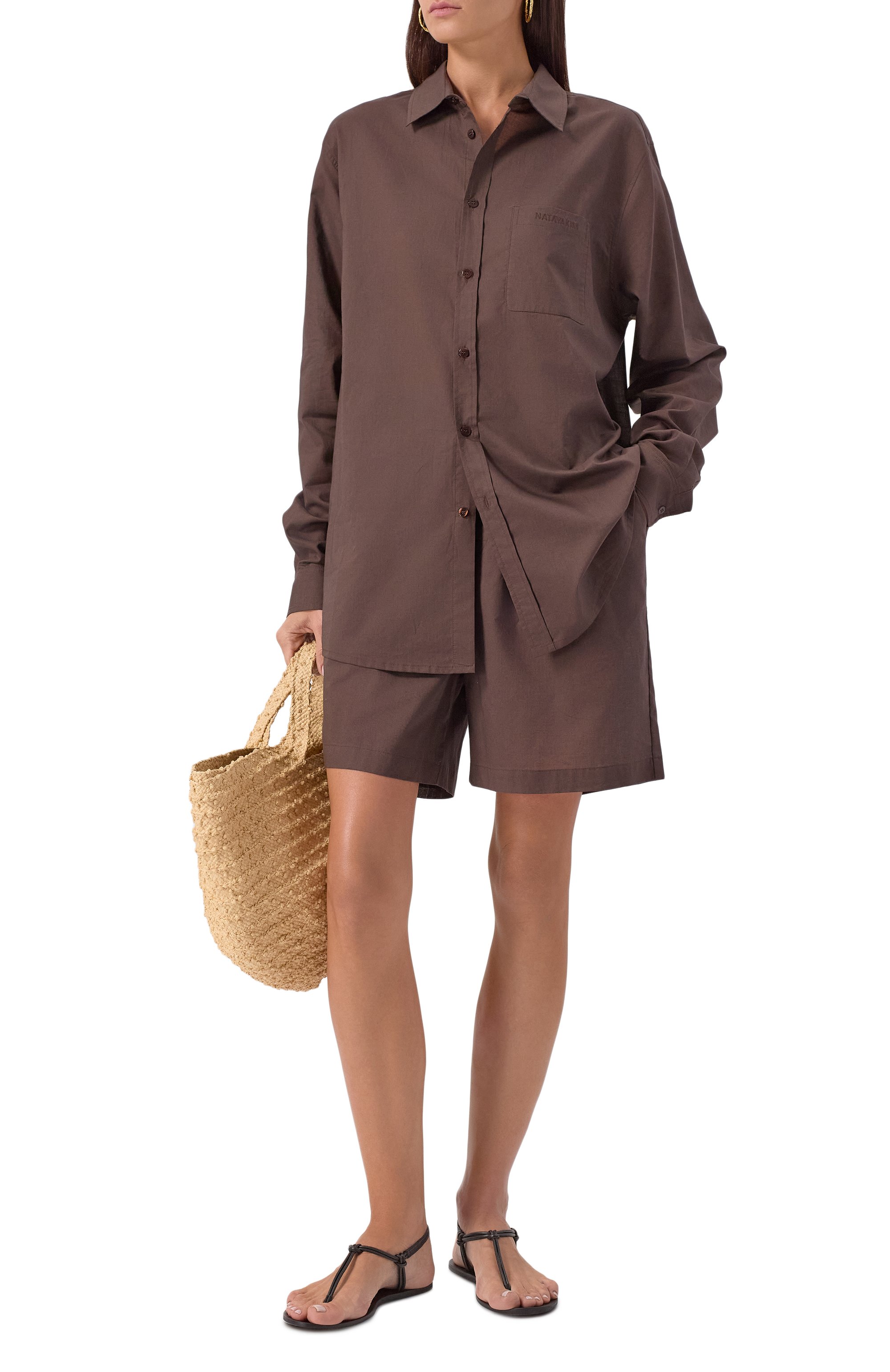 Хлопковая рубашка NATAYAKIM, арт. NY-400BWP, фото 2