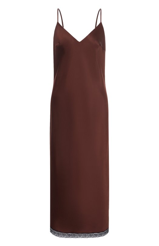 Атласное платье Noble&Brulee NB04/140525/2 Коричневый NB04/140525/2