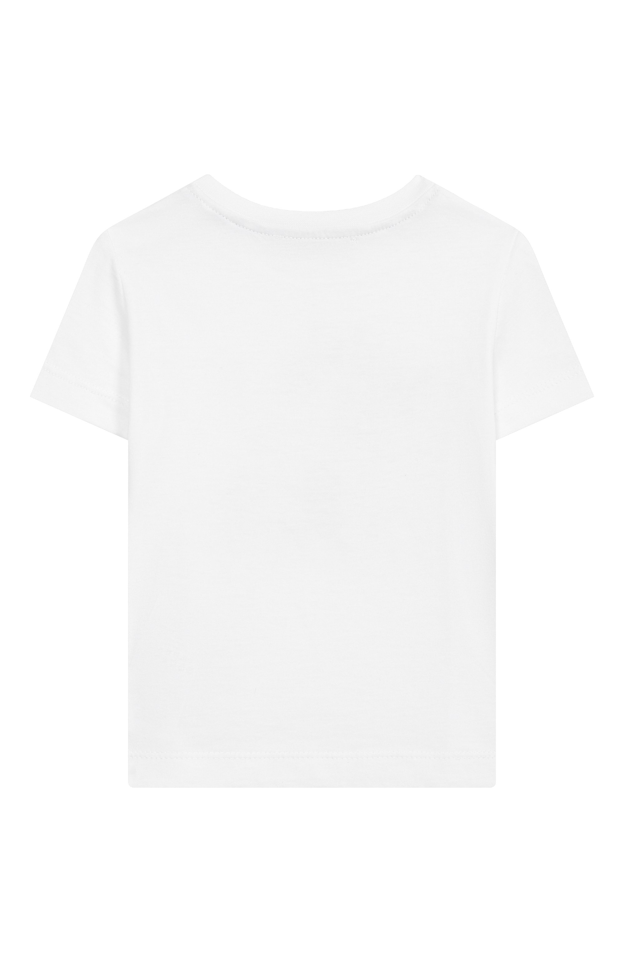 Хлопковая футболка MONNALISA, арт. 28E603, фото 2