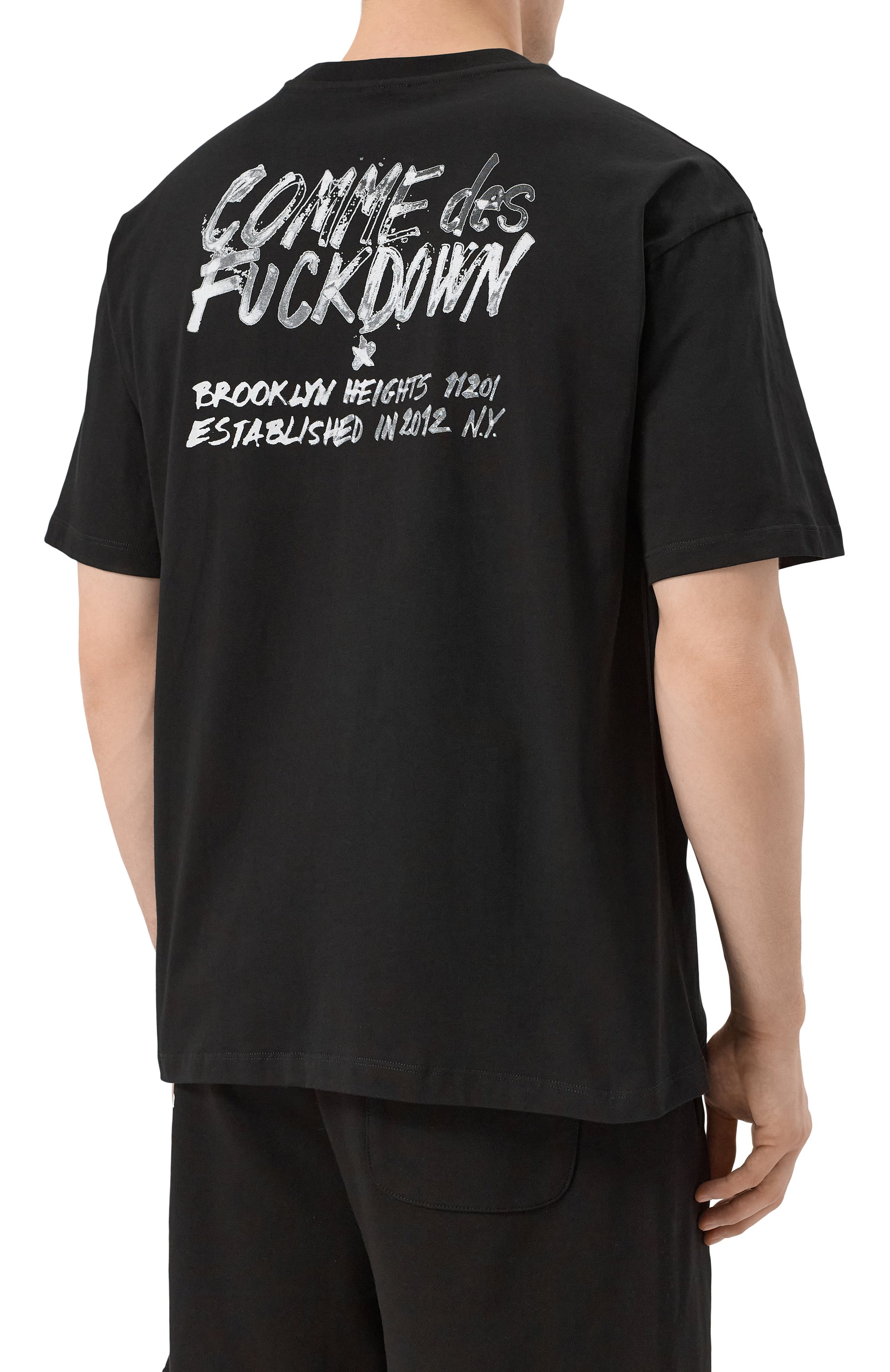 Хлопковая футболка COMME DES FUCKDOWN, арт. CFABM01522, фото 4