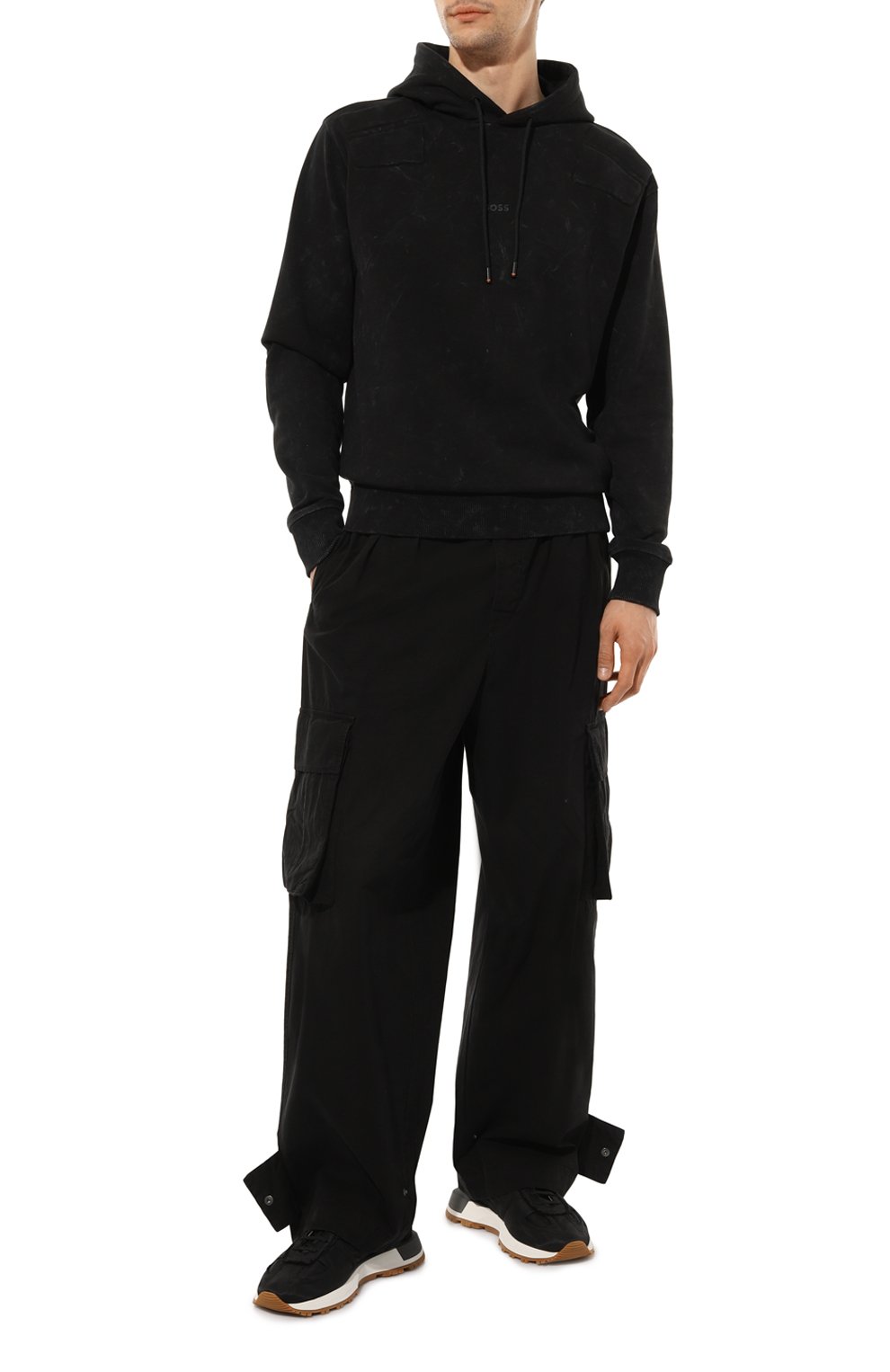 Хлопковое худи BOSS ORANGE, арт. 50493982, фото 2