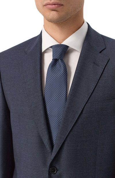 Мужской шелковый галстук KITON, арт. UCRVKPC01M05