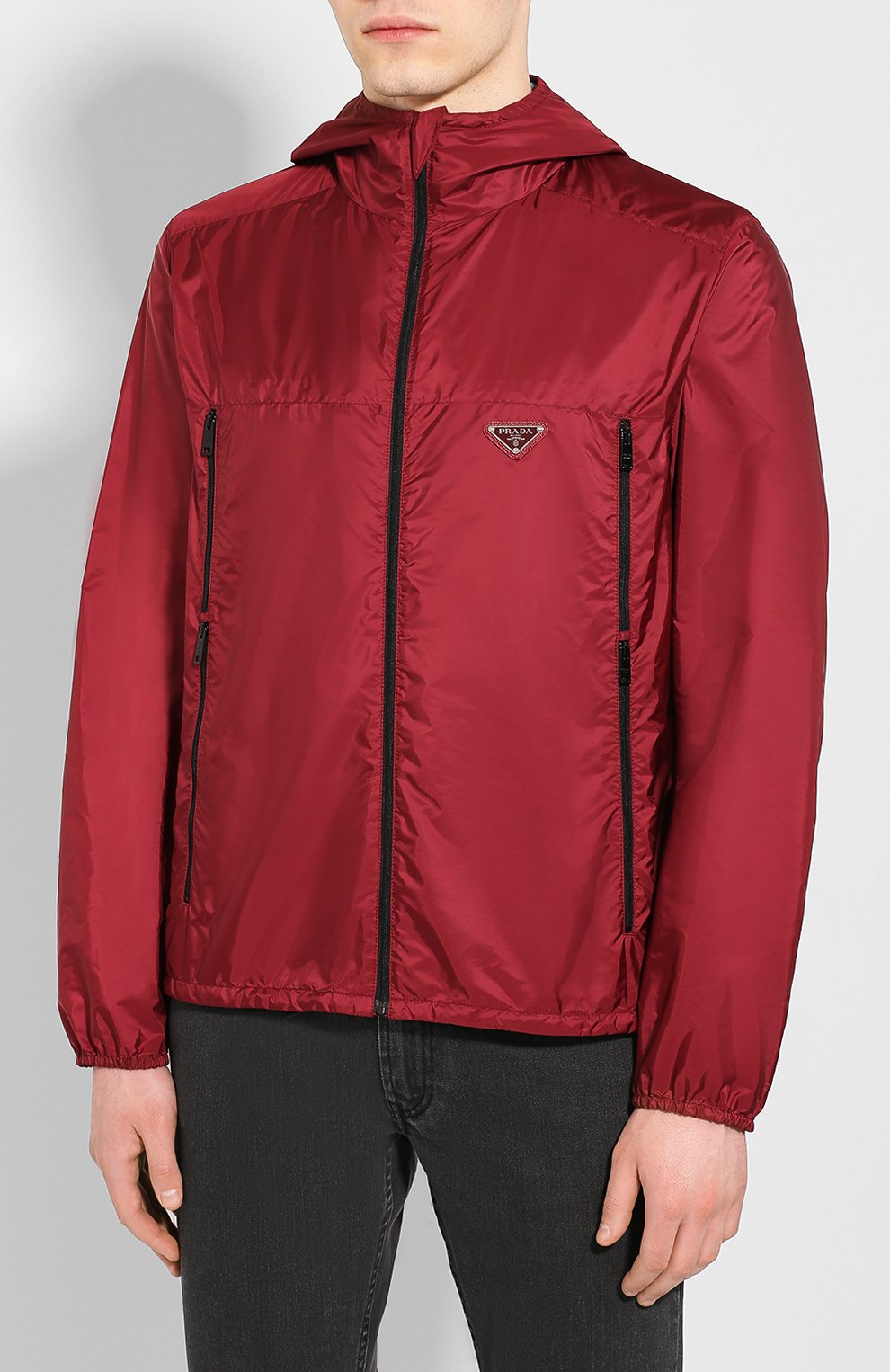 Куртка PRADA красного цвета по цене 120000 руб., арт. SGB306-Q04-F0ANJ-201, фото 3 Куртка PRADA, арт. SGB306-Q04-F0ANJ-201, фото 3