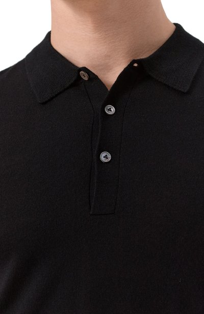 Шерстяное поло VAN LAACK черного цвета по цене 28600 руб., арт. VL-SABRI-XX/S00173, фото 5 Шерстяное поло VAN LAACK, арт. VL-SABRI-XX/S00173, фото 5