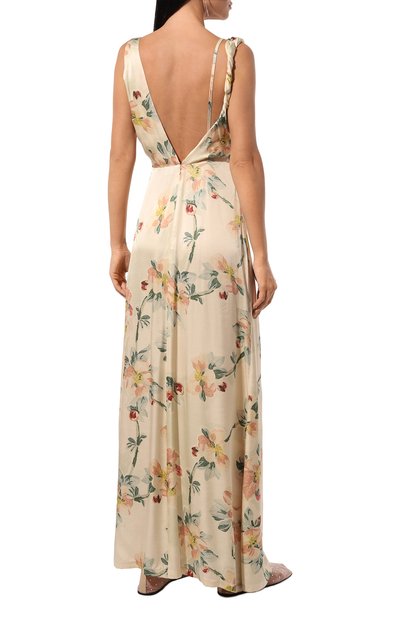 Платье из вискозы TOTEME, арт. 243-WRD1924-FB0220, фото 4