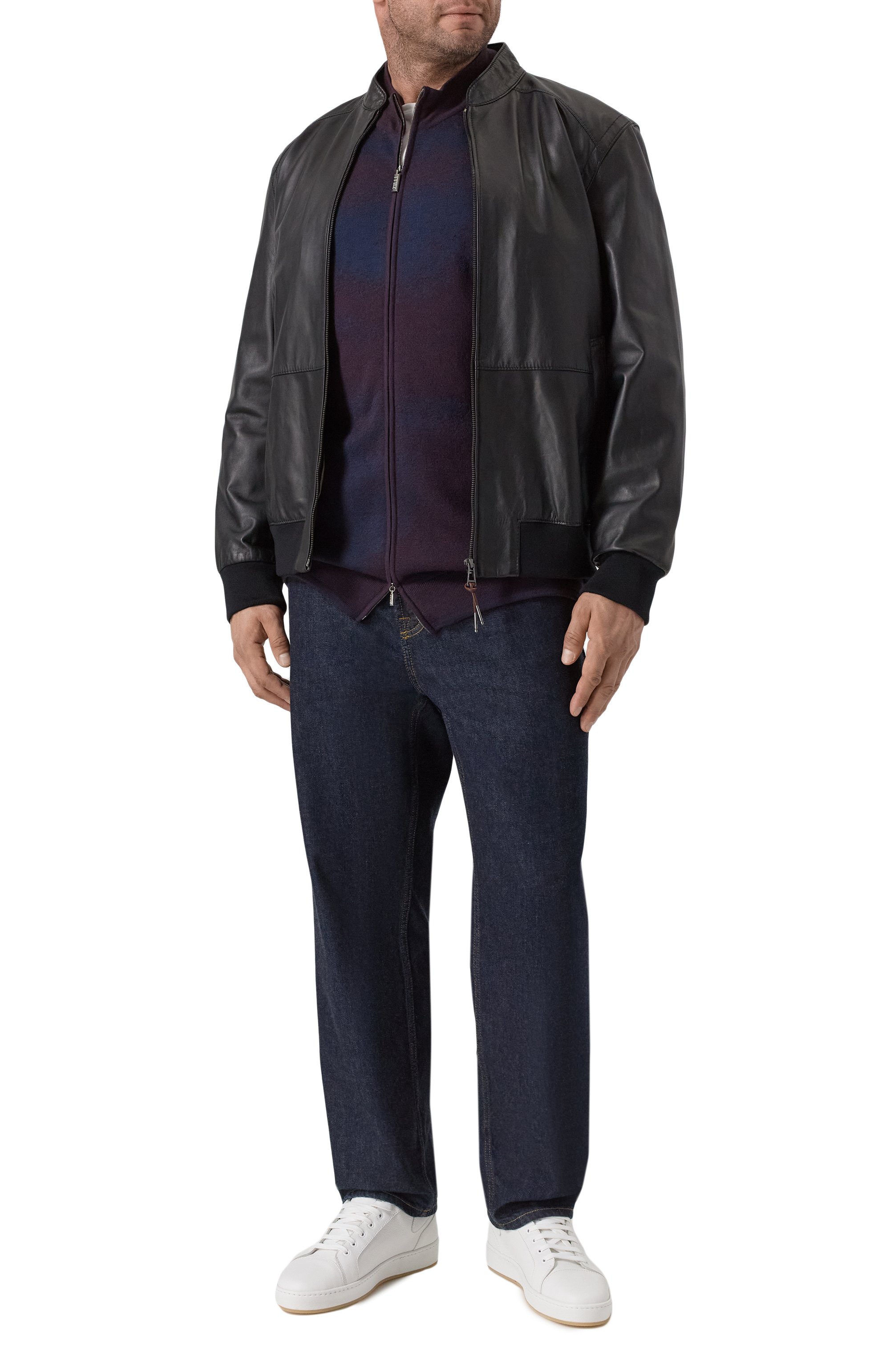 Кожаный бомбер WINDSOR, арт. B0RELL03-L/1300145/56, фото 2