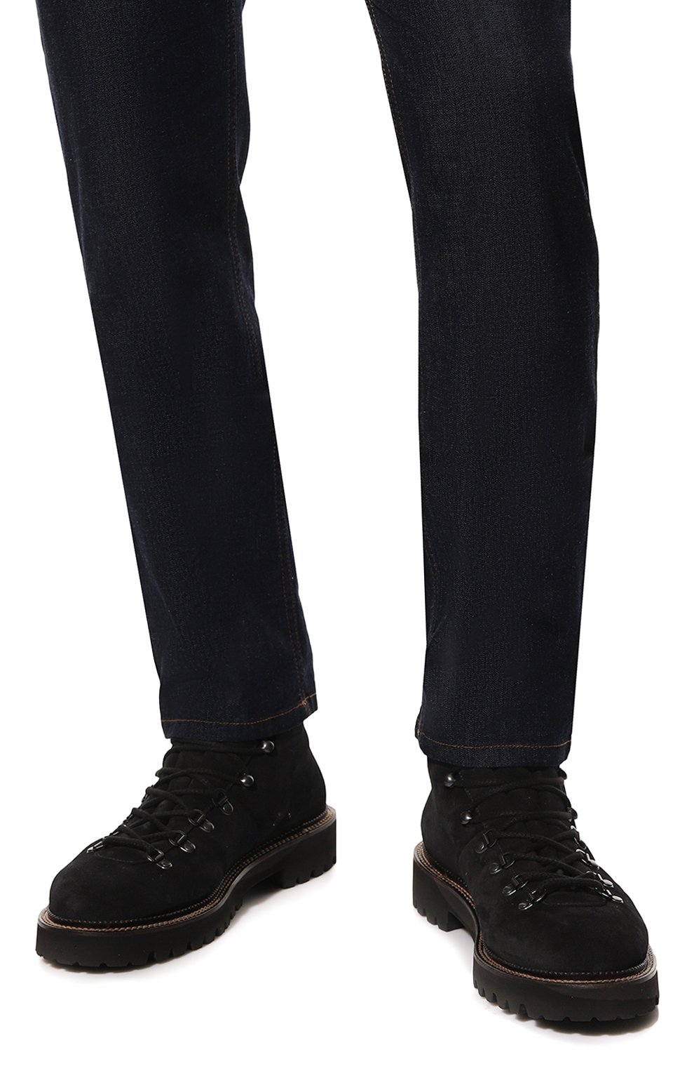 Замшевые ботинки s.moritz MILLE 885, арт. SM0RITZ G0RAIN DEEP NAVY/FUR, фото 3