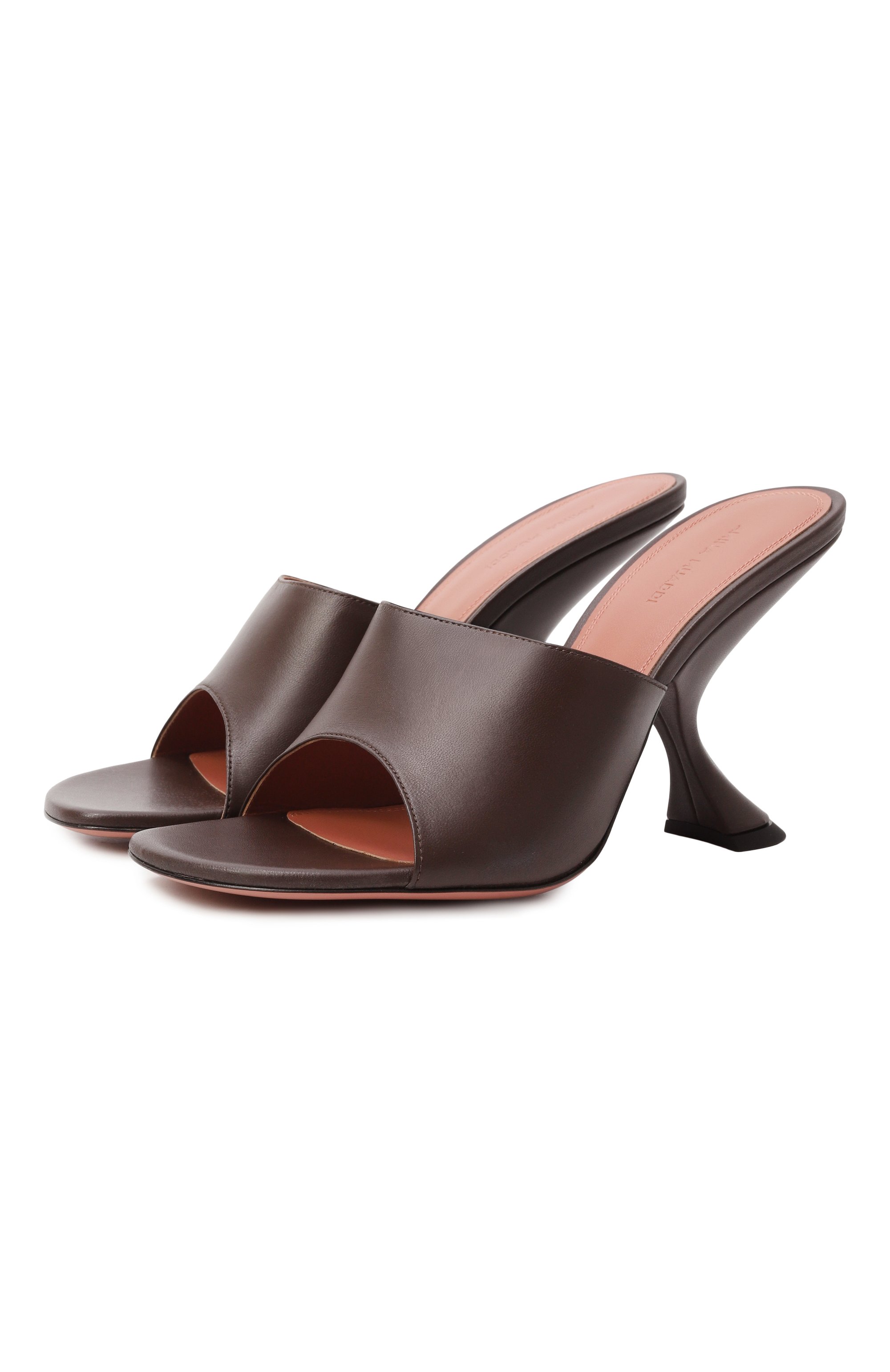 Кожаные мюли taylor 90 AMINA MUADDI, арт. TAYL0R SLIPPER 90/NAPPA, фото 1