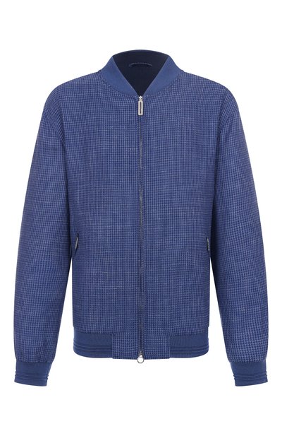 Мужской бомбер из шерсти и шелка STEFANO RICCI, арт. MZJ5100070/LP50HA/64