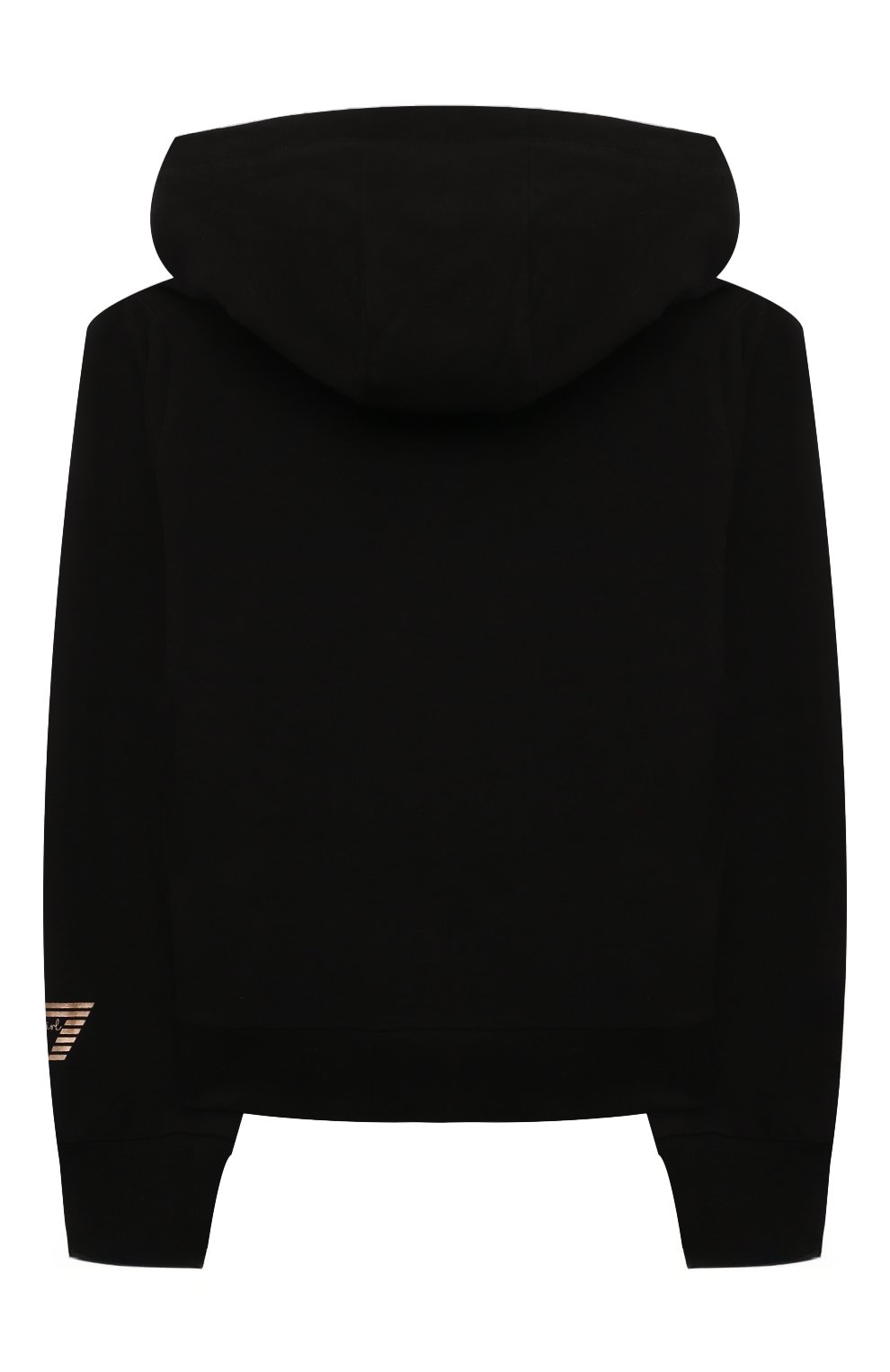 Хлопковое худи EA7 черного цвета по цене 6610 руб., арт. 8NFM01/FJTXZ, фото 2 Хлопковое худи EA7, арт. 8NFM01/FJTXZ, фото 2