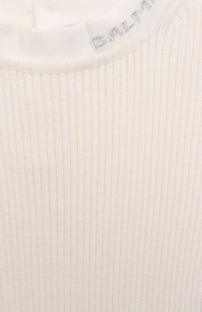 Пуловер из вискозы BALMAIN молочного цвета по цене 24800 руб., арт. BV9000., фото 3 Пуловер из вискозы BALMAIN, арт. BV9000., фото 3
