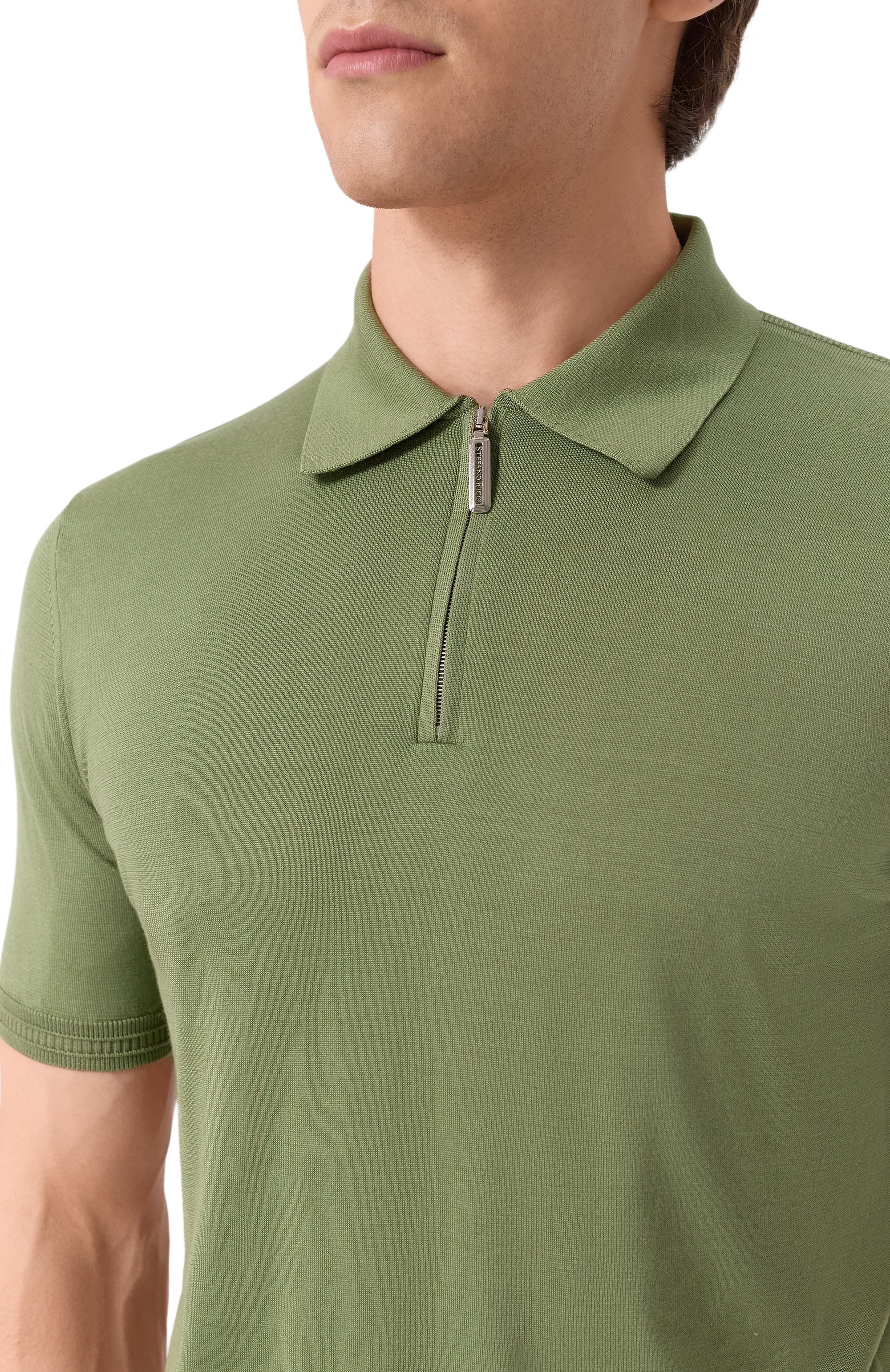 Шелковое поло STEFANO RICCI, арт. K616215P31/F25101, фото 5