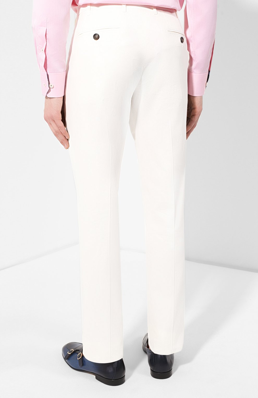 Брюки из смеси шелка и хлопка CANALI, арт. 91633/PT00241, фото 4