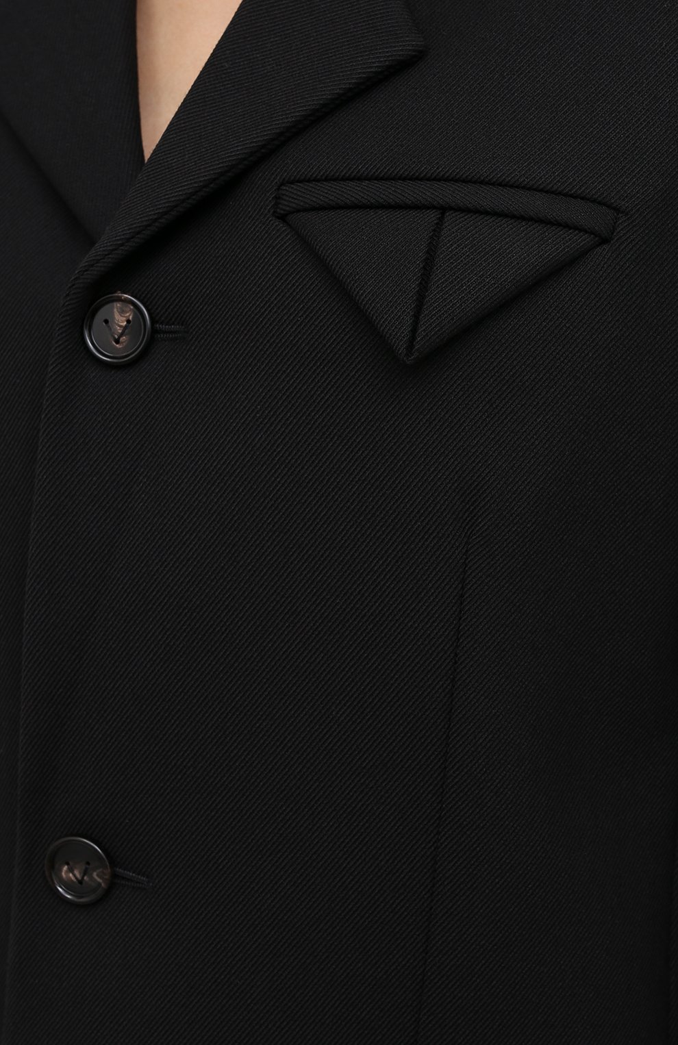 Жакет BOTTEGA VENETA черного цвета по цене 179500 руб., арт. 636453/V02W0, фото 5 Жакет BOTTEGA VENETA, арт. 636453/V02W0, фото 5