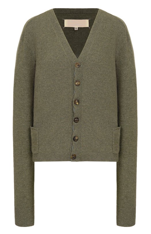 Шерстяной кардиган Maison Margiela S29HP0040/M13178 Зелёный S29HP0040/M13178