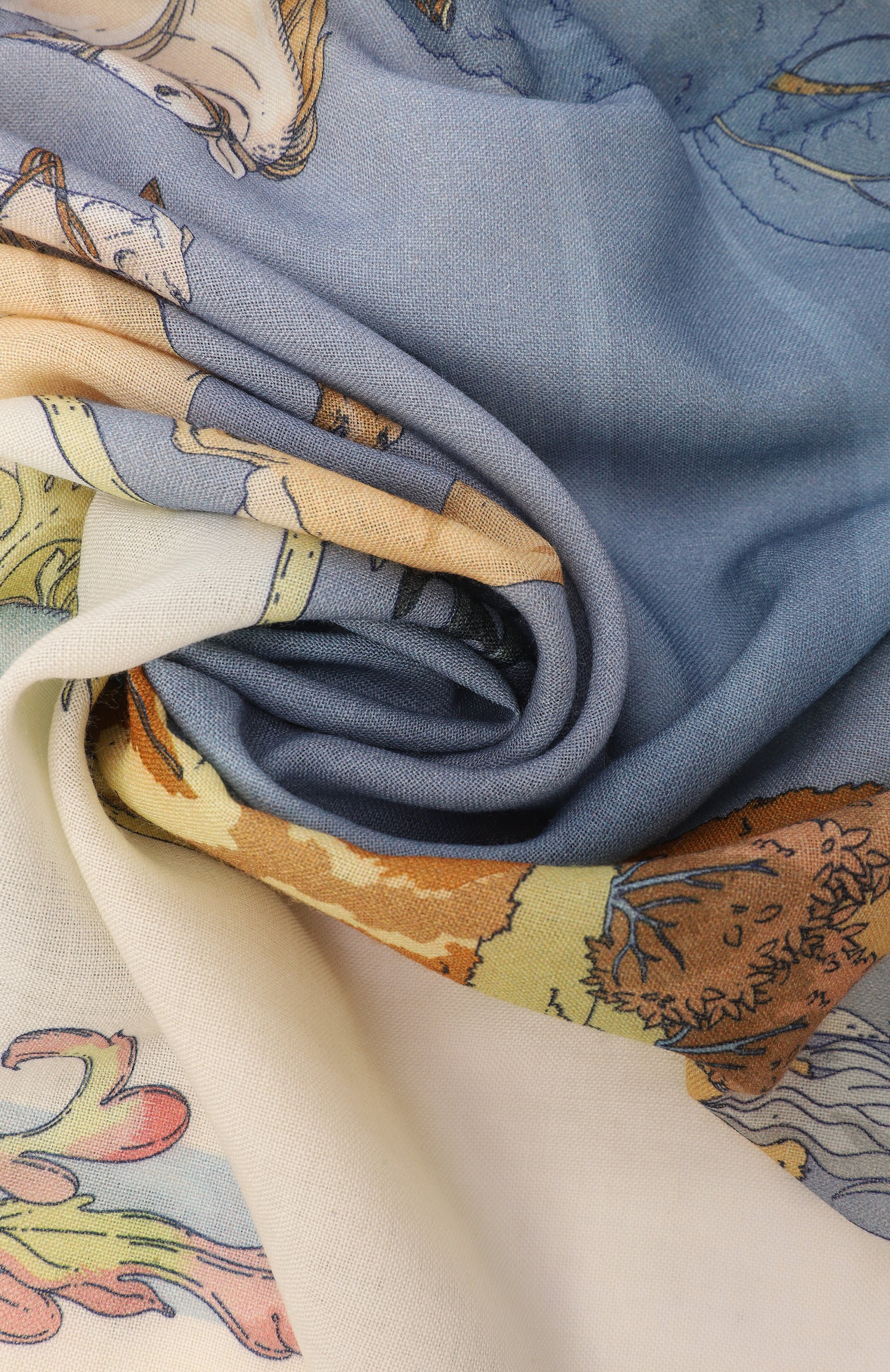 Шерстяная шаль царска я охота GOURJI, арт. 91168939/61117, фото 3