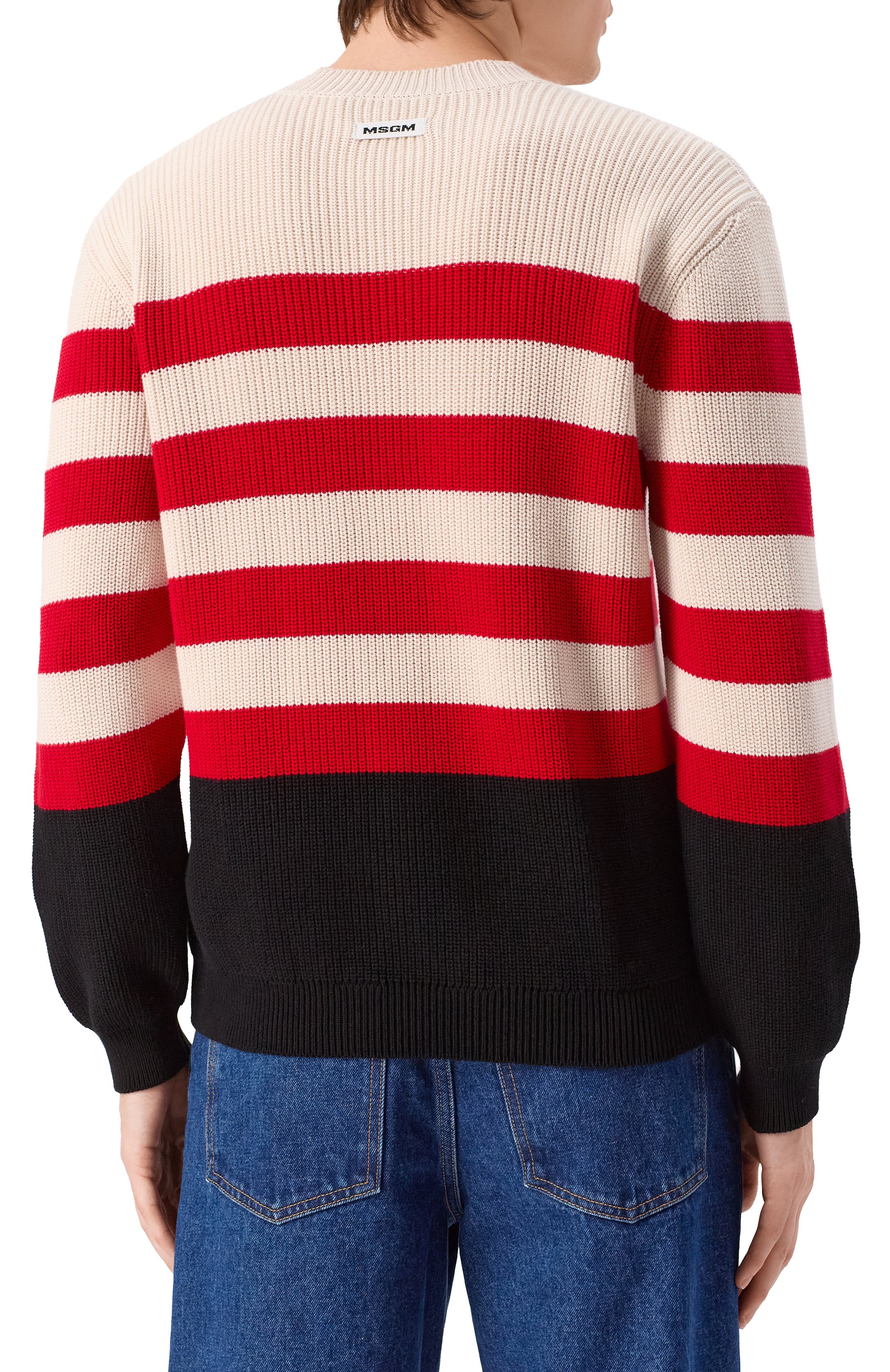 Хлопковый свитер MSGM, арт. 3840MM206/257076, фото 4