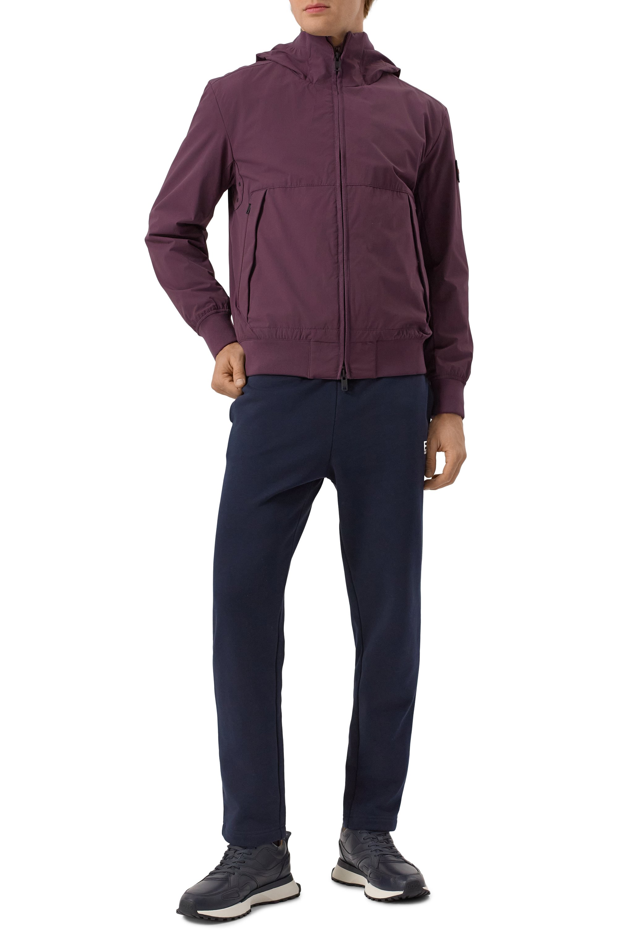 Кожаные кроссовки johan BOSS, арт. 50536486, фото 2