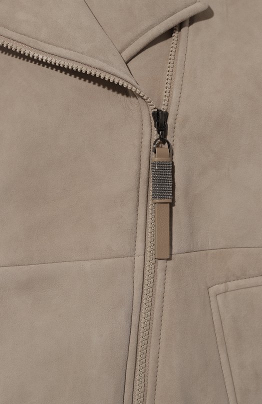 Замшевая куртка Brunello Cucinelli M0PCL7872P Серый  M0PCL7872P Фото 5