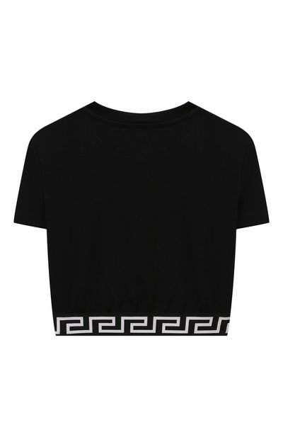 Хлопковая футболка VERSACE, арт. 1013785/1A11417/4-6, фото 2
