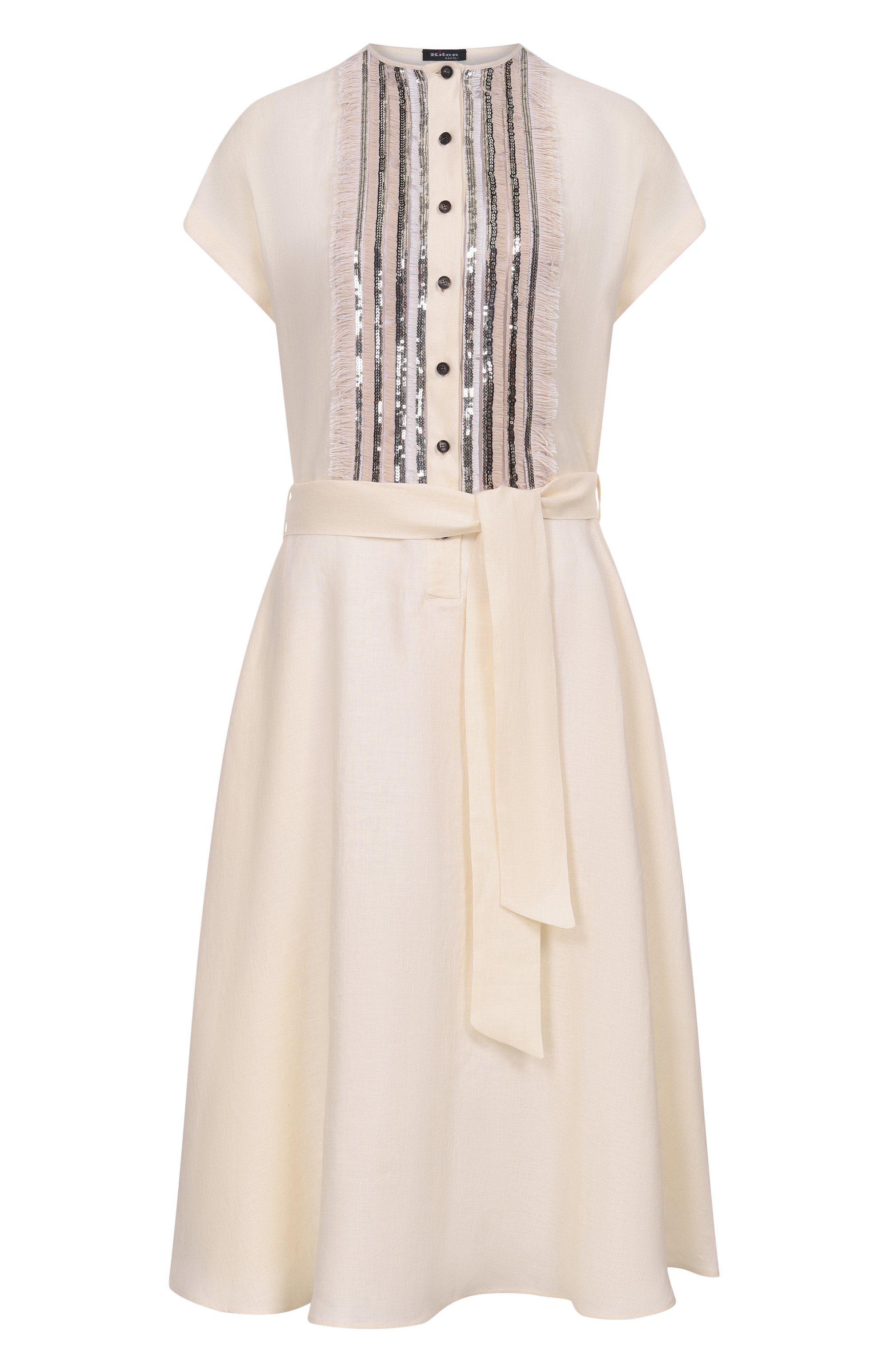 Льняное платье KITON, арт. D61341H09690, фото 1