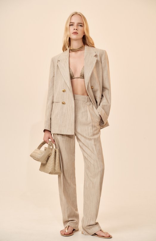 Сумка Wallace Bottega Veneta 827396/V3IV0 Бежевый  827396/V3IV0 Фото 8