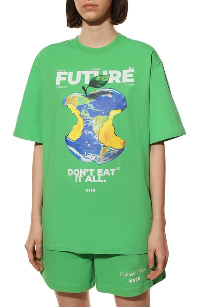 Хлопковая футболка MSGM, арт. 3241MDM194 227288, фото 3