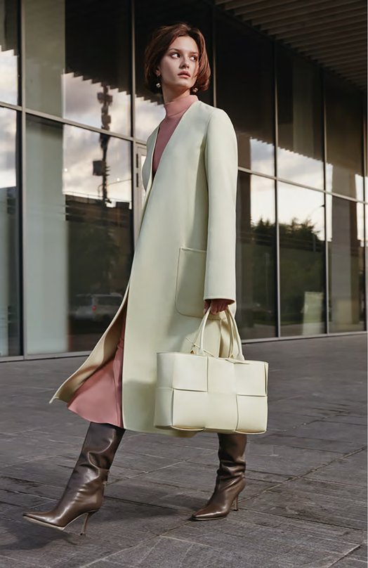 

Кашемировое пальто Jil Sander, Жёлтый
