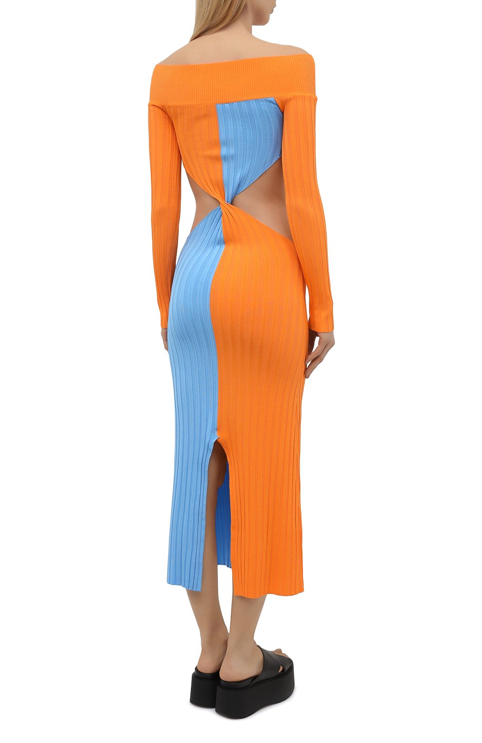 Платье из вискозы MSGM, арт. 3042MDA217 217490, фото 4