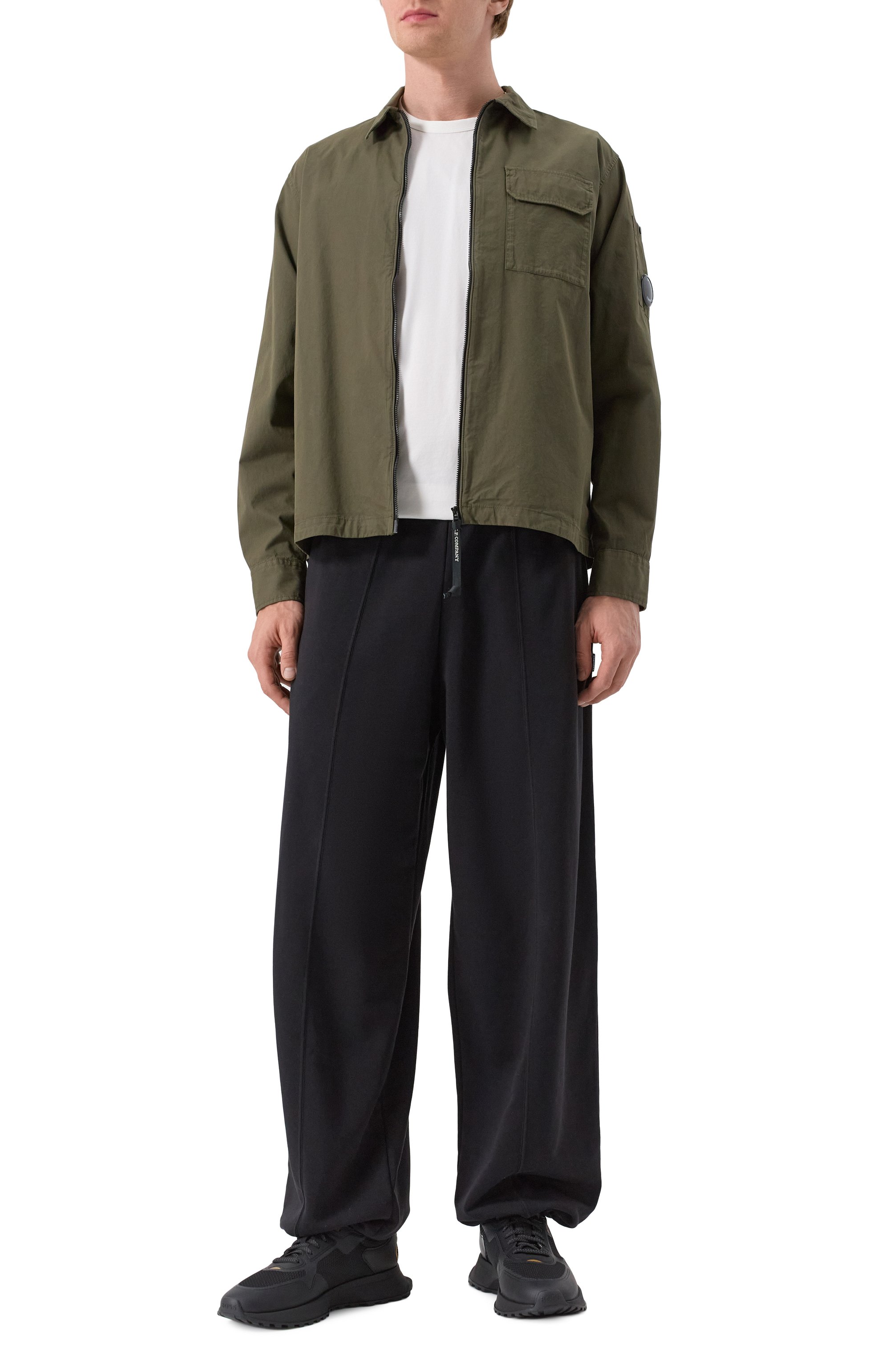 Хлопковая куртка-рубашка C.P. COMPANY, арт. 18CM0S124A110143G, фото 2