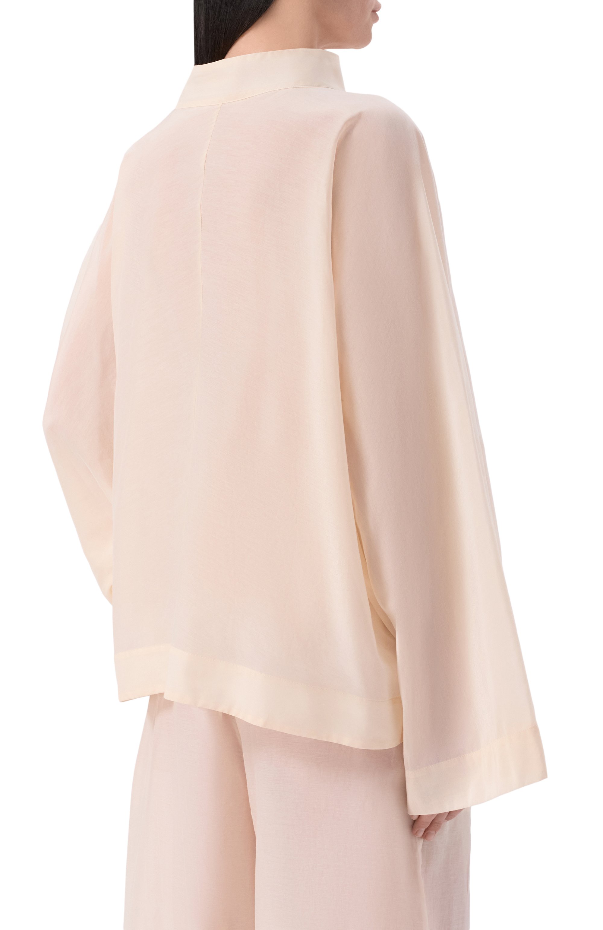 Блузка из хлопка и шелка 12 STOREEZ, арт. 137699, фото 4