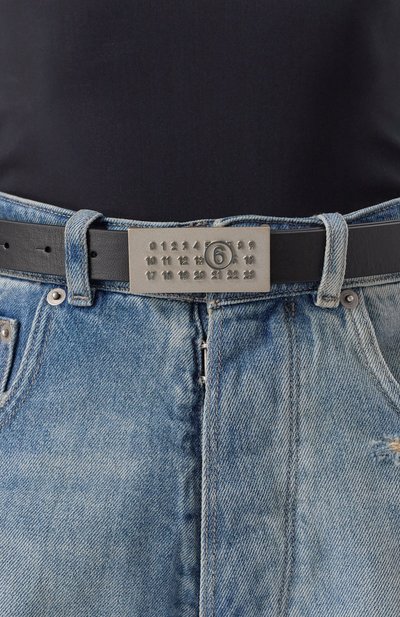 Кожаный ремень MM6, арт. SA6TP0010/P7258, фото 3