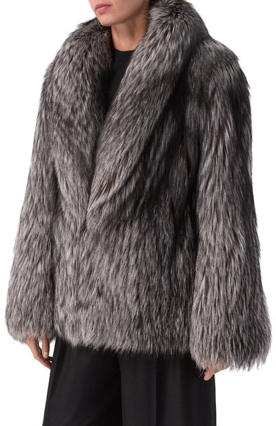 Шуба из лисы MVST серого цвета по цене 1280000 руб., арт. M052/SILVER FOX, фото 3 Шуба из лисы MVST, арт. M052/SILVER FOX, фото 3