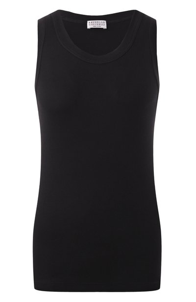 Женская хлопковая майка BRUNELLO CUCINELLI, арт. M0TC8FX230