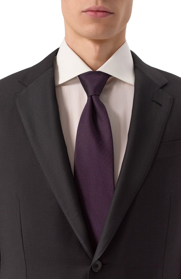 Шелковый галстук ZEGNA, арт. 1P8/Z9D34TA9, фото 1