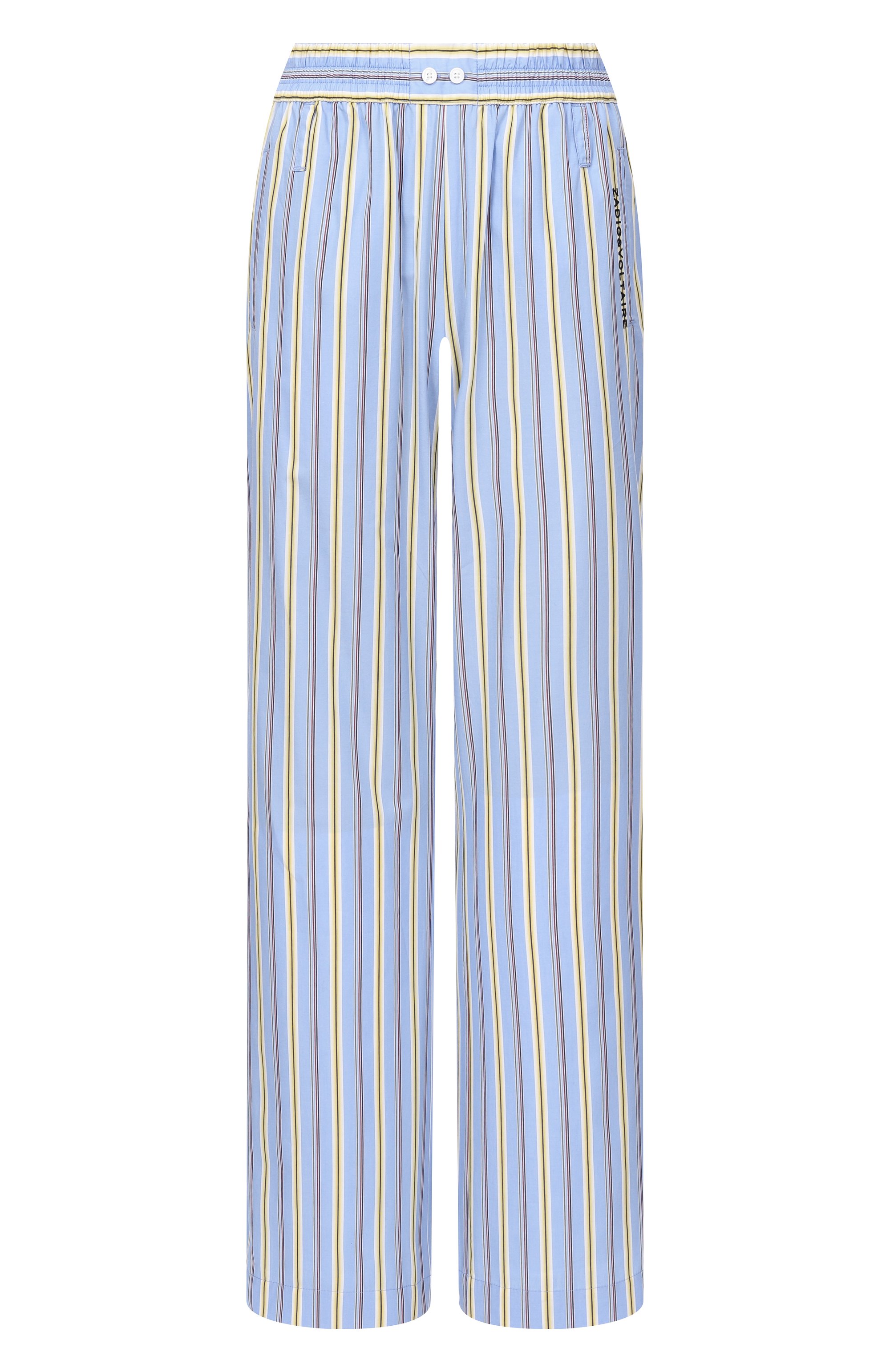 Хлопковые брюки ZADIG AND VOLTAIRE, арт. WWPA01907, фото 1