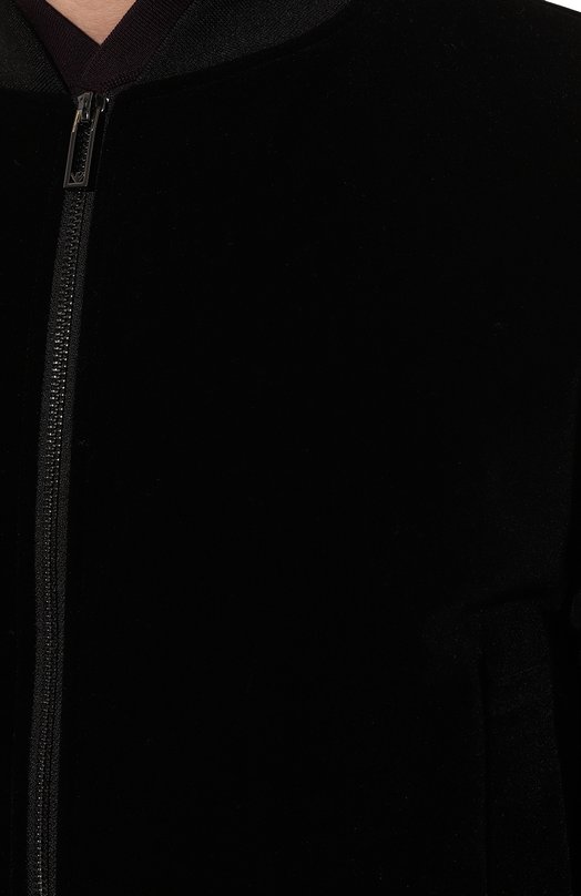Утепленный бомбер Emporio Armani 6D1BF3/1NUXZ Чёрный  6D1BF3/1NUXZ Фото 5