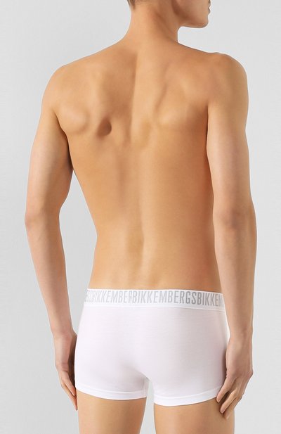 Хлопковые боксеры DIRK BIKKEMBERGS белого цвета по цене 5595 руб., арт. VBKT04084, фото 3 Хлопковые боксеры DIRK BIKKEMBERGS, арт. VBKT04084, фото 3