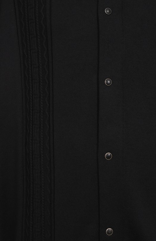 Хлопковая рубашка Brunello Cucinelli M29203405 Чёрный  M29203405 Фото 6